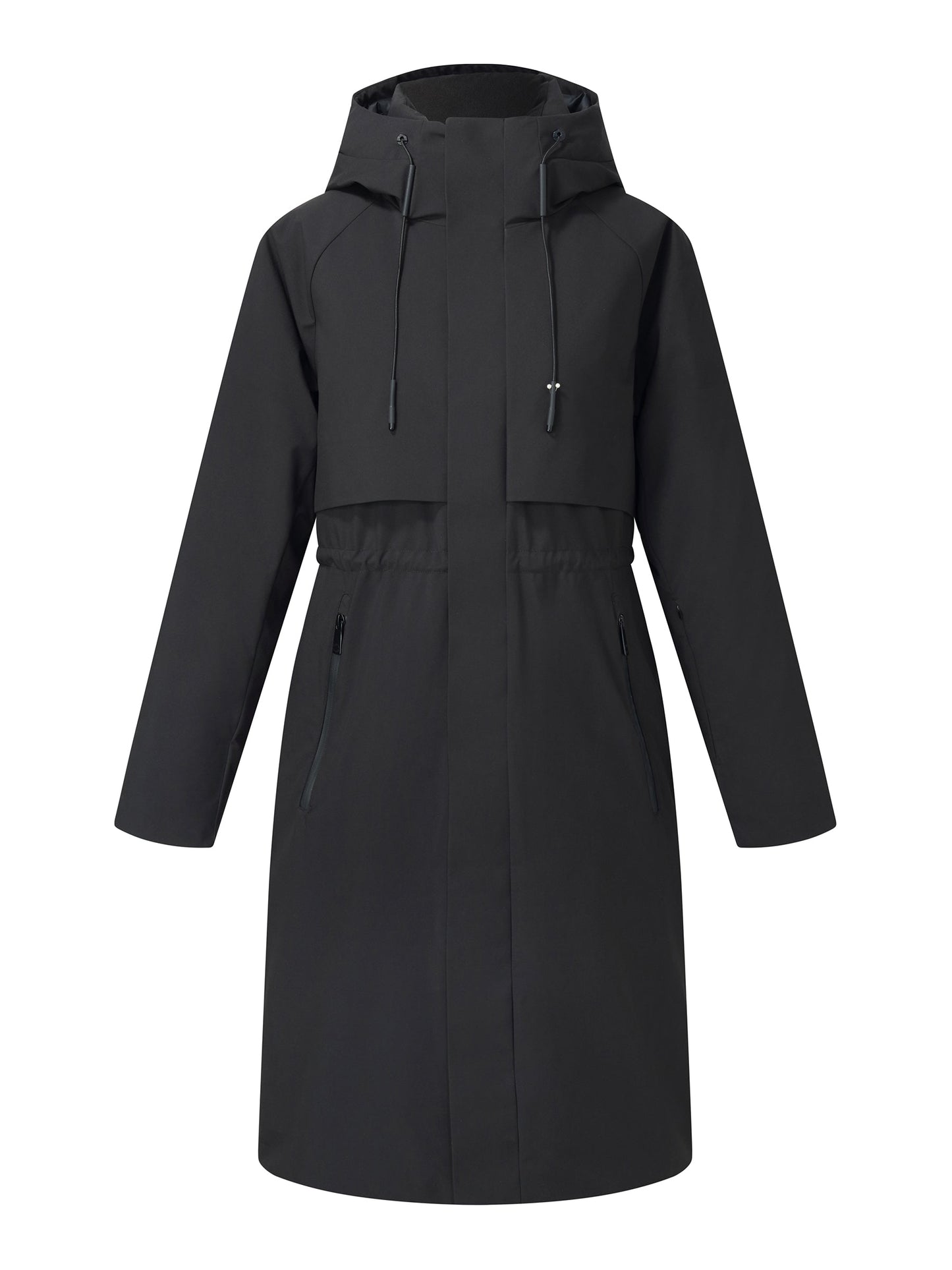 Hooded Unisex Goose Down Trench Coat