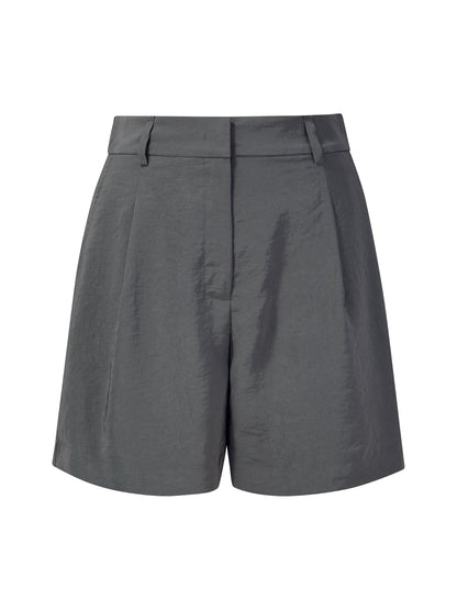 Triacetate Blend Women A-Line Shorts