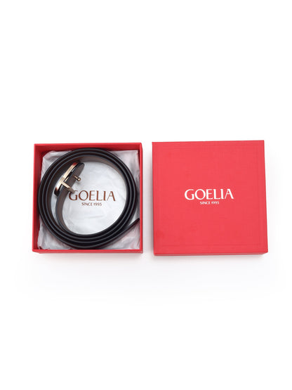 GO Letter Women Leather Belt Size Medium