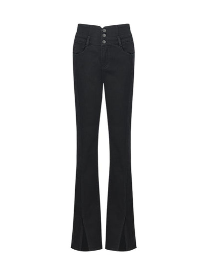High-Waisted Slight Flared Women Jeans