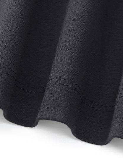 100% Cotton Women T-Shirt With 18MM Gambiered Canton Gauze Pocket