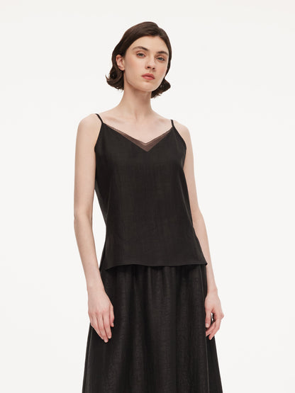 12MM Gambiered Canton Gauze Women Camisole