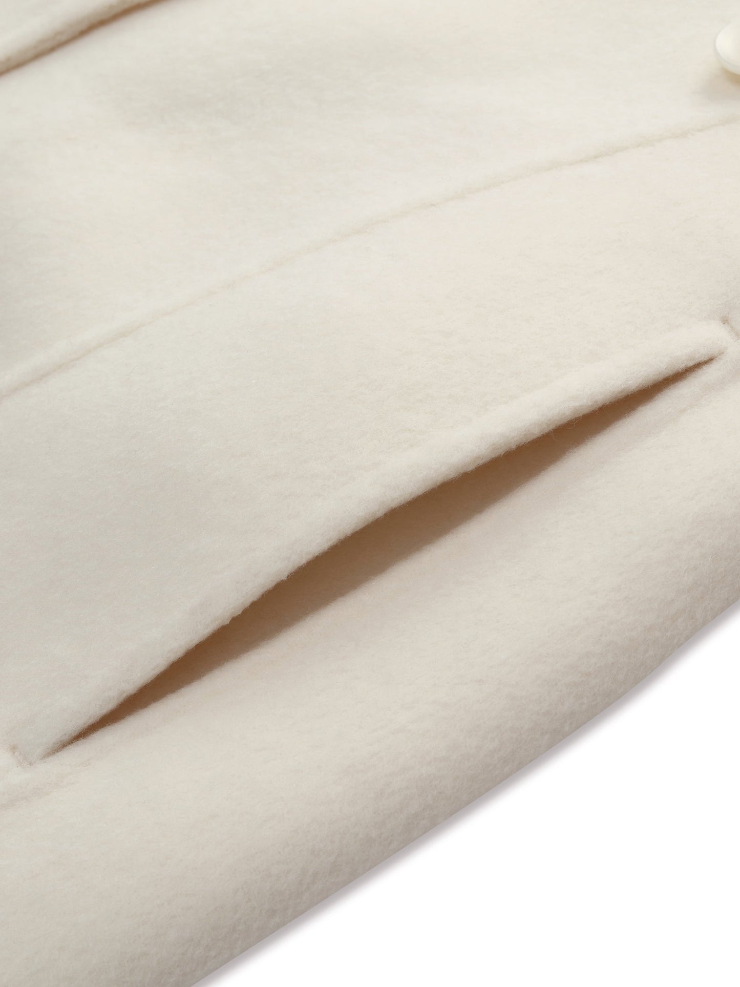 Cashmere Wool Blend Women Overcoat With Detachable Waist Tab