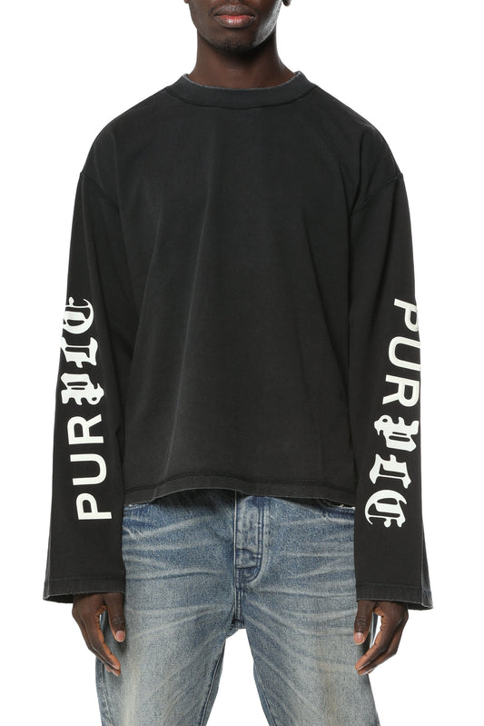 Half & Half Wide Long Sleeve